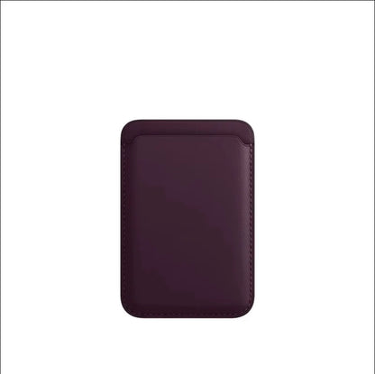 For all iPhone For Magsafe Card phone Back Bag For Magsafe Magnetic Case Suitable Leather Card Wallet Cover Phone Card Holder