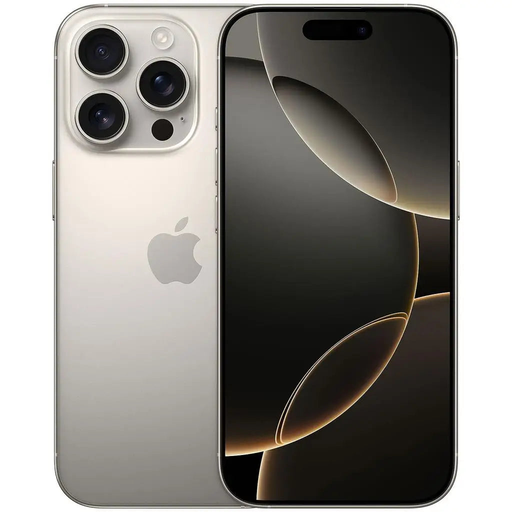 Apple iPhone 16 Pro A3083 GSM‑Unlocked Smartphone,256GB White Titanium Good Condition Refurbished Cell Phone,With Free Charging Cable Genuine Original Apple iPhone