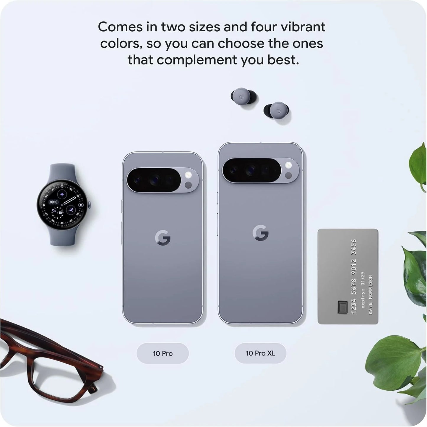 Google Pixel 10 Pro XL - Triple Rear Camera System Tensor G5 Fast-Charging 24+ Hour Battery and 6.8" Super Actua Display