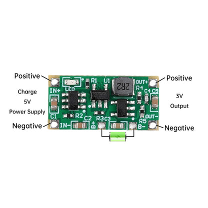 AA/AAA Dry Battery to Lithium Battery Power Board 3V-4.2V to 3V 1.5V Charging and Discharging Toy Remote Control Mouse Modific
