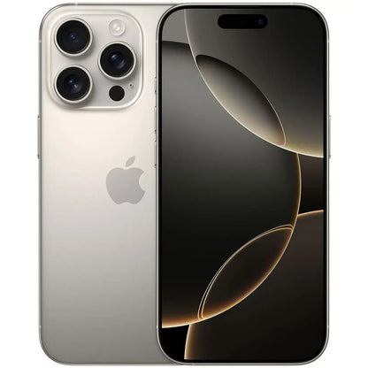 Apple iPhone 16 Pro A3083 GSM‑Unlocked Smartphone,256GB White Titanium Good Condition Refurbished Cell Phone,With Free Charging Cable Genuine Original Apple iPhone
