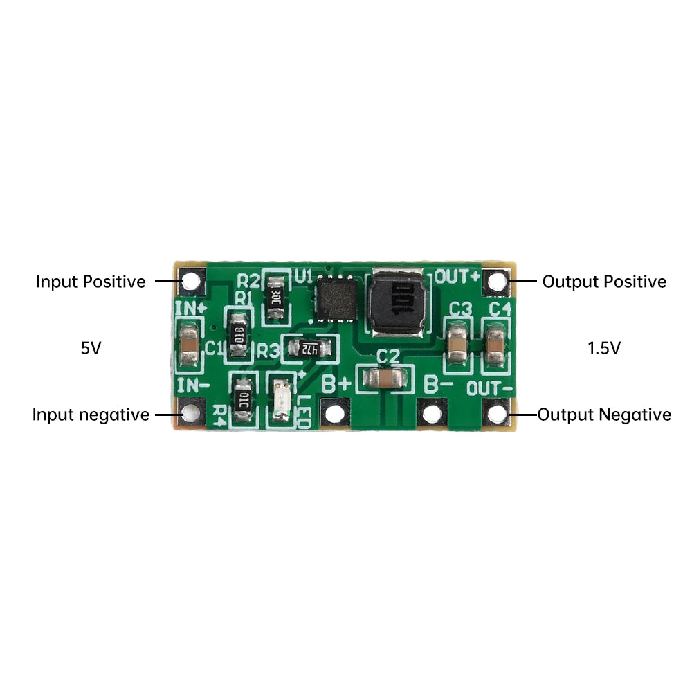 AA/AAA Dry Battery to Lithium Battery Power Board 3V-4.2V to 3V 1.5V Charging and Discharging Toy Remote Control Mouse Modific