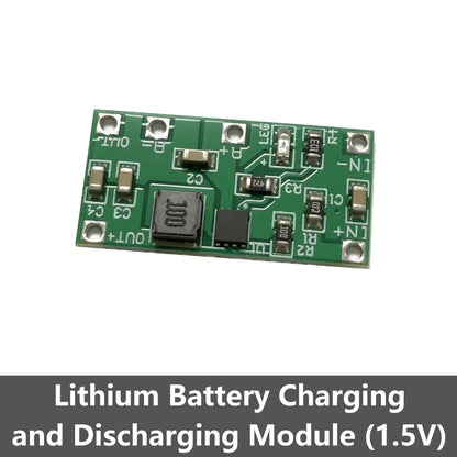 3.7V to 1.5V / 3V Output DC-DC Buck Step Down Power Module Lithium Battery Voltage Regulator Board Replace AA AAA Dry Battery