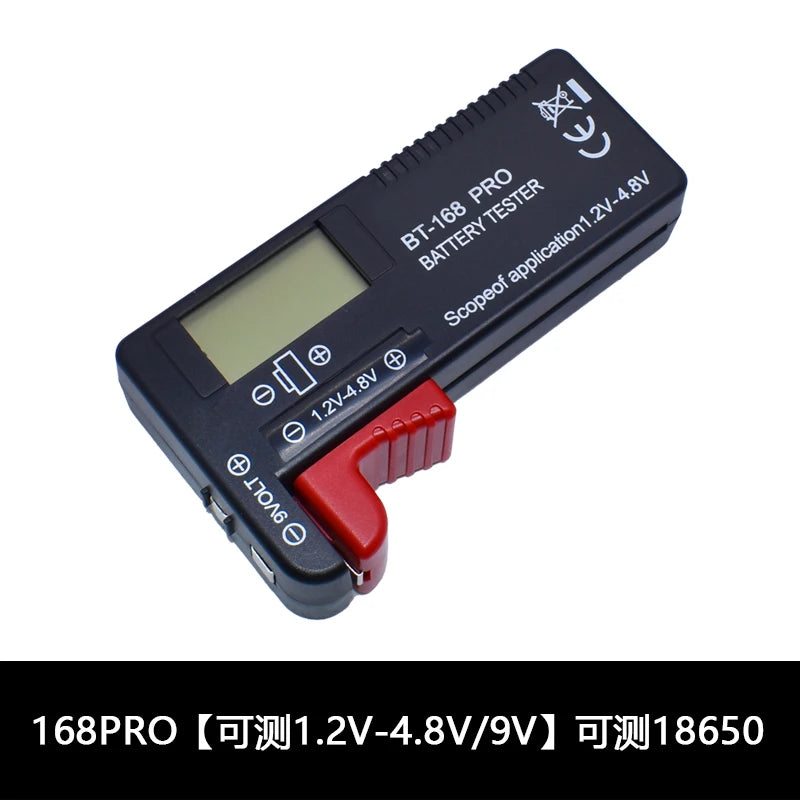 official AN-168 Digital Lithium Battery Capacity Tester Checkered load analyzer Display Check AAA AA Button Cell Universal test