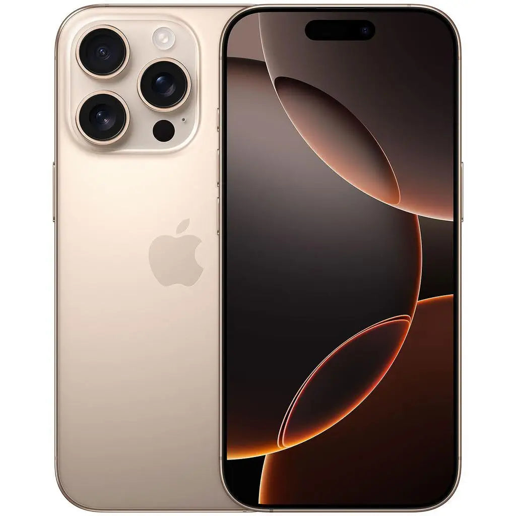 Apple iPhone 16 Pro A3083 GSM‑Unlocked Smartphone,256GB White Titanium Good Condition Refurbished Cell Phone,With Free Charging Cable Genuine Original Apple iPhone