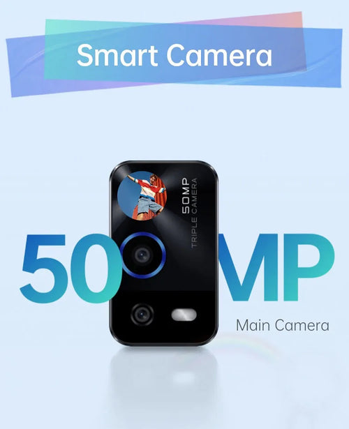 New OPPO A55 4G Global Version Mobile Phone 6.51" Big Screen 50MP AI Triple Camera 5000mAh Battery Budget Dual-SIM Smartphone