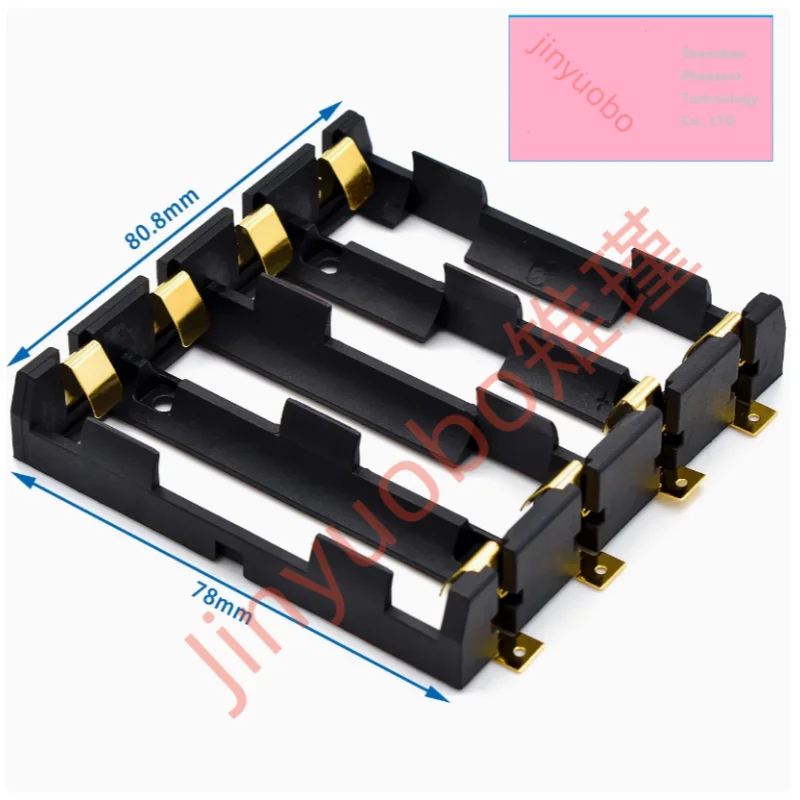 (5-20pcs) 18650 battery box, single/double/triple/four-cell SMT through-hole, 1-4 cell SMT battery holder SMD