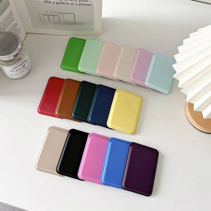 For all iPhone For Magsafe Card phone Back Bag For Magsafe Magnetic Case Suitable Leather Card Wallet Cover Phone Card Holder