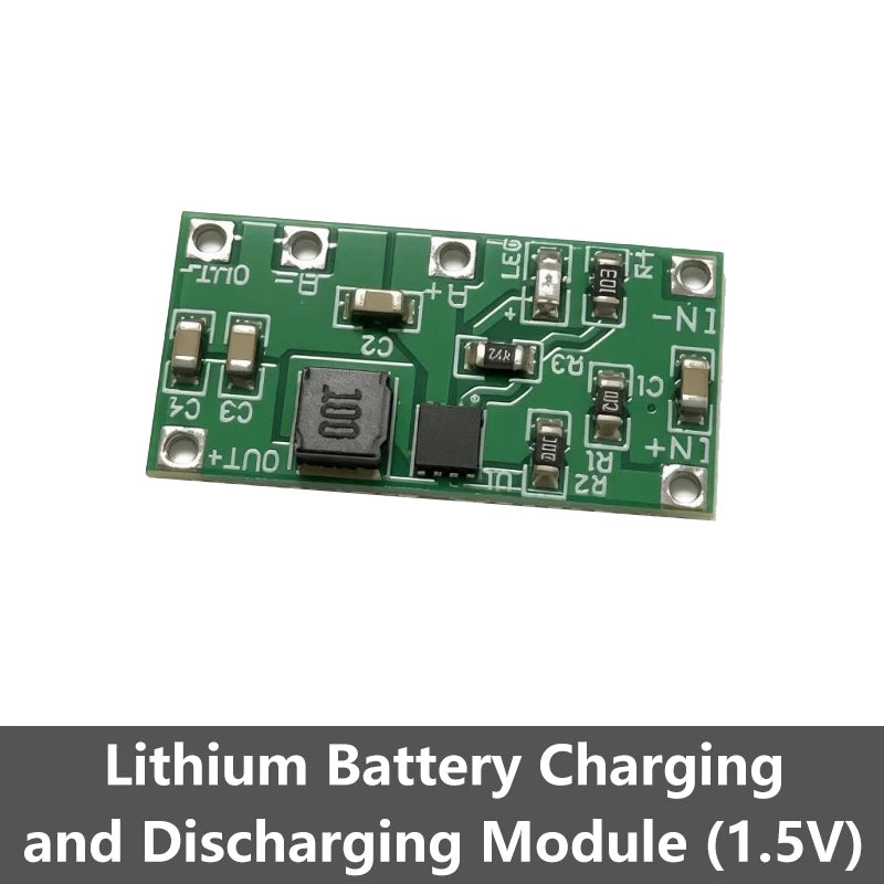3.7V to 1.5V / 3V Output DC-DC Buck Step Down Power Module Lithium Battery Voltage Regulator Board Replace AA AAA Dry Battery