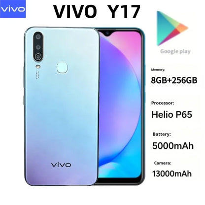 2026 new vivo Y17 5G 8GB+256GB Phone, 6.58'' FHD+ Display, AI Triple Camera, 20MP Selfie, 5000mAh Battery, Fingerprint Unlock