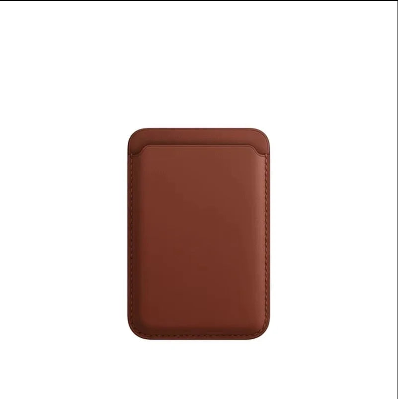 For all iPhone For Magsafe Card phone Back Bag For Magsafe Magnetic Case Suitable Leather Card Wallet Cover Phone Card Holder