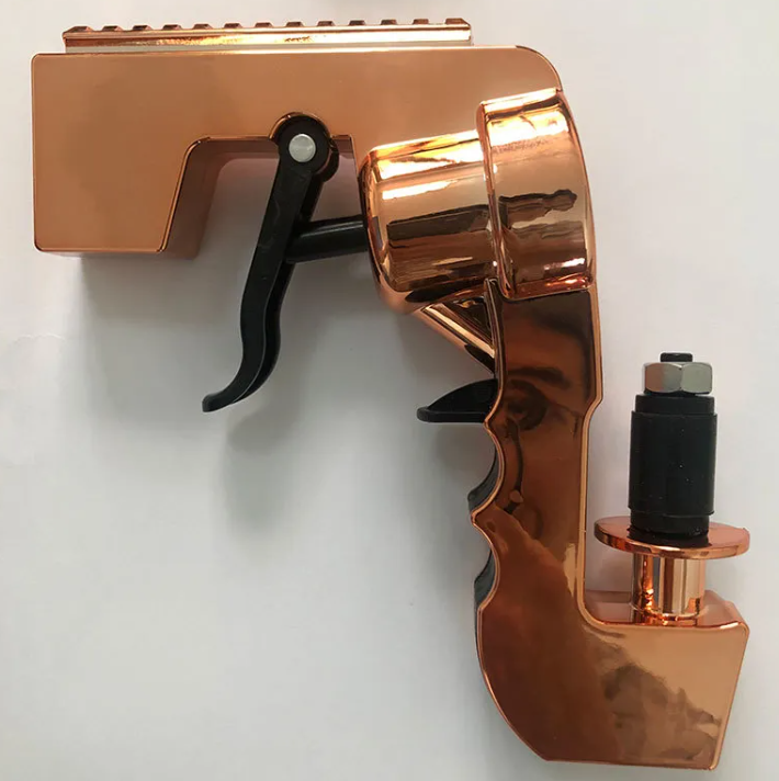 Premium Alloy Adjustable Champagne Gun – Bar Party Prop & Holder
