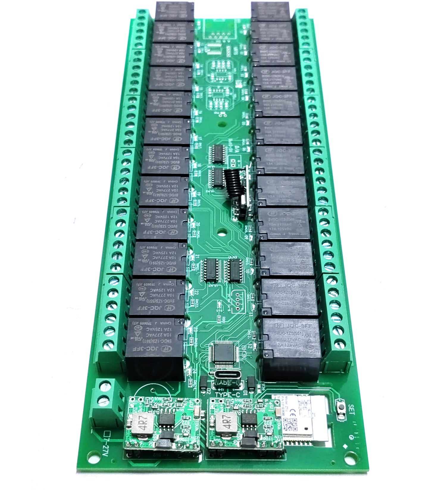Relay Switch Module 24 Channel Works with Tuya WiFi Zigbee RF 433MHz Wireless Smart Home Remote Control Switch board controller