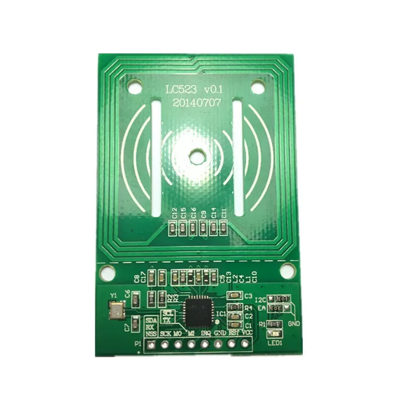 MFRC‑523 RC522 RFID RF IC Card Induction Module Card Reader, Access Control & ID Card Sensor