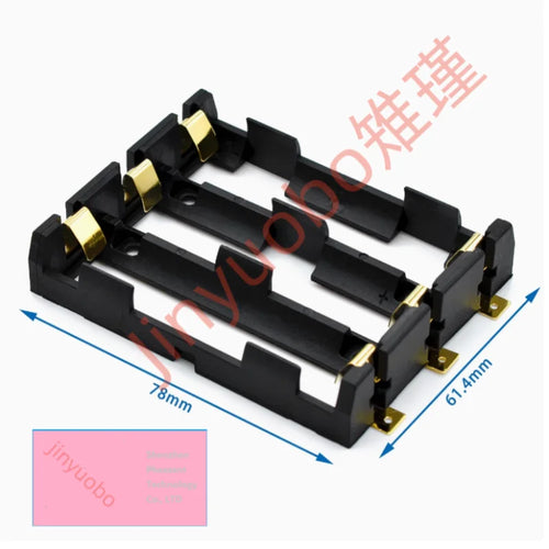 (5-20pcs) 18650 battery box, single/double/triple/four-cell SMT through-hole, 1-4 cell SMT battery holder SMD