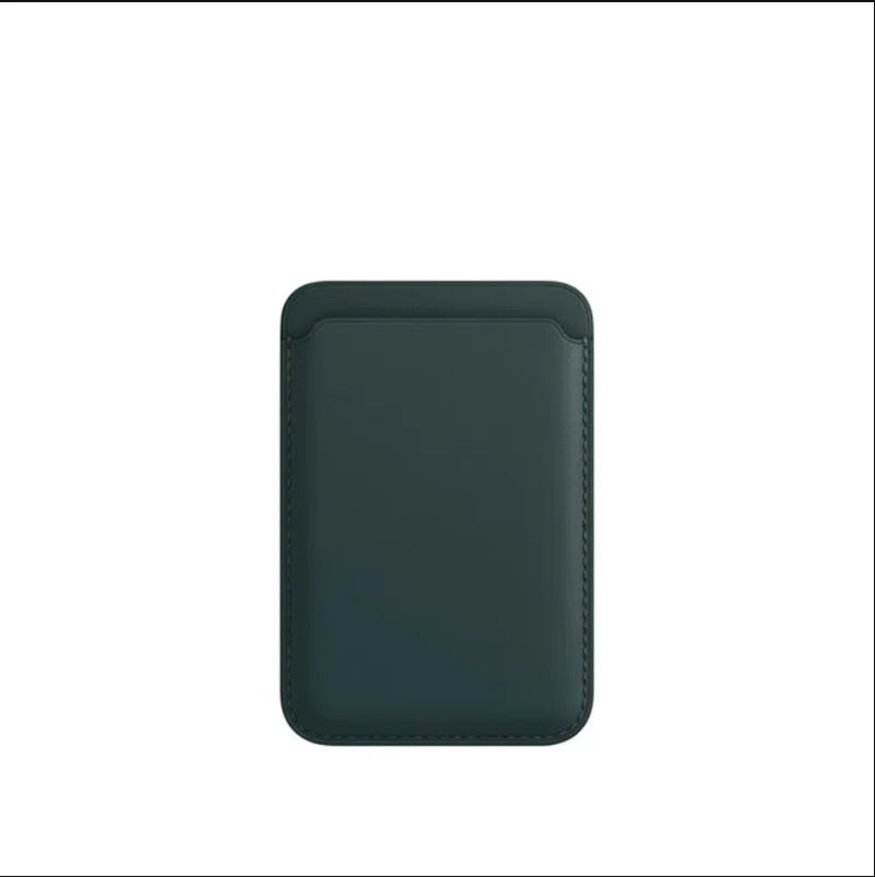 For all iPhone For Magsafe Card phone Back Bag For Magsafe Magnetic Case Suitable Leather Card Wallet Cover Phone Card Holder