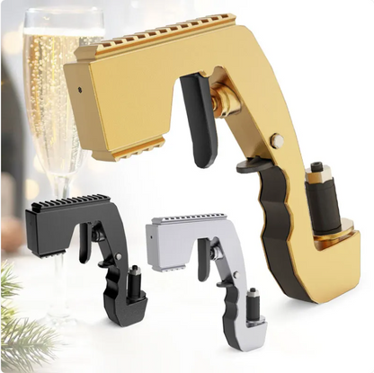 Premium Alloy Adjustable Champagne Gun – Bar Party Prop & Holder
